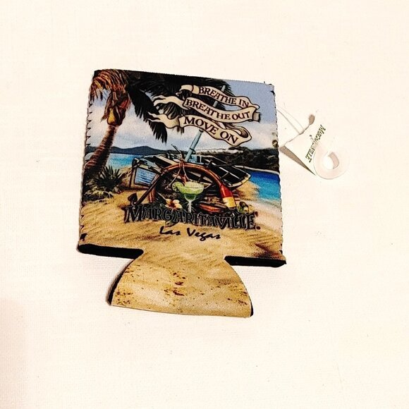Jimmy Buffet Margaritaville Las Vegas Beer Koozie BNWT - Picture 2 of 3